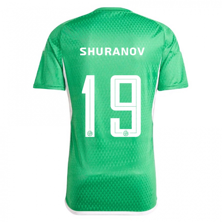 Uomo Maglia Erik Shuranov #19 Bianco Blu Kit Gara Home 2023/24 Maglietta