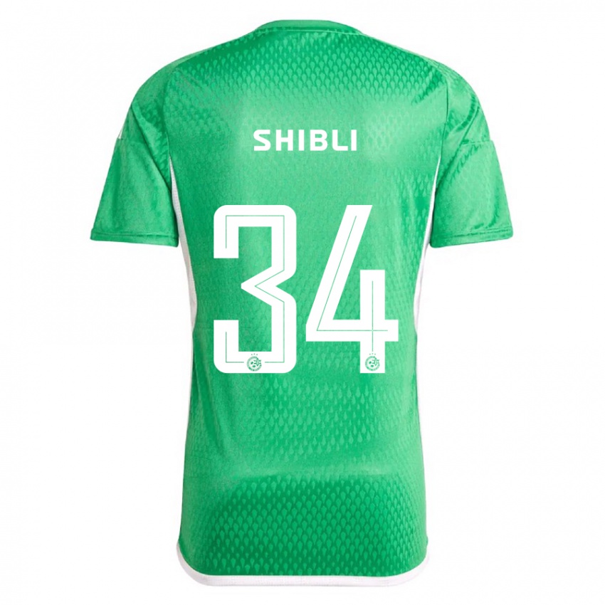 Uomo Maglia Hamza Shibli #34 Bianco Blu Kit Gara Home 2023/24 Maglietta