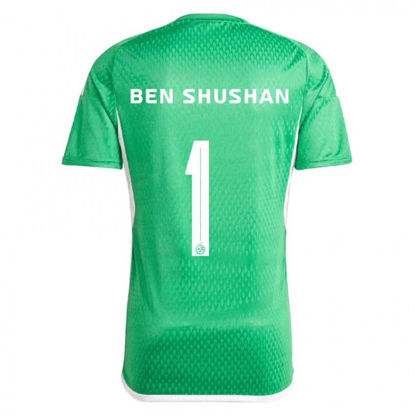 Uomo Maglia Ori Ben Shushan #1 Bianco Blu Kit Gara Home 2023/24 Maglietta