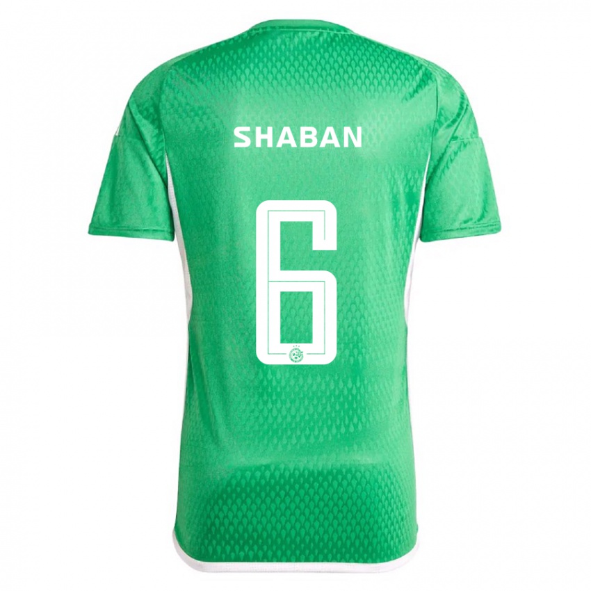 Uomo Maglia Loay Shaban #6 Bianco Blu Kit Gara Home 2023/24 Maglietta