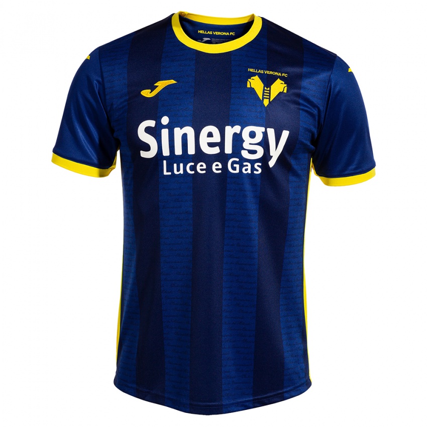 Uomo Maglia Benedicte Iversen Håland #98 Marina Militare Kit Gara Home 2023/24 Maglietta