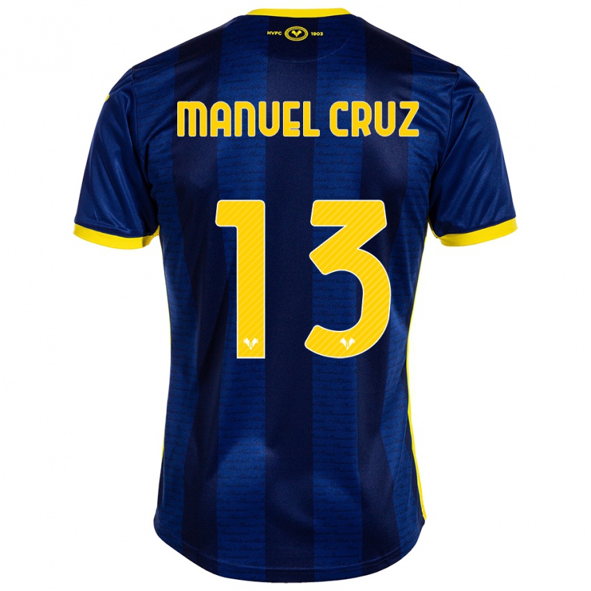 Uomo Maglia Juan Manuel Cruz #13 Marina Militare Kit Gara Home 2023/24 Maglietta