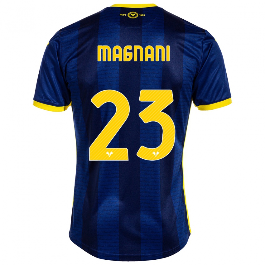 Uomo Maglia Giangiacomo Magnani #23 Marina Militare Kit Gara Home 2023/24 Maglietta