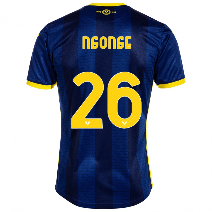 Uomo Maglia Cyril Ngonge #26 Marina Militare Kit Gara Home 2023/24 Maglietta