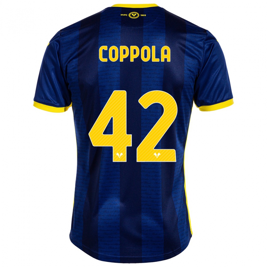 Uomo Maglia Diego Coppola #42 Marina Militare Kit Gara Home 2023/24 Maglietta