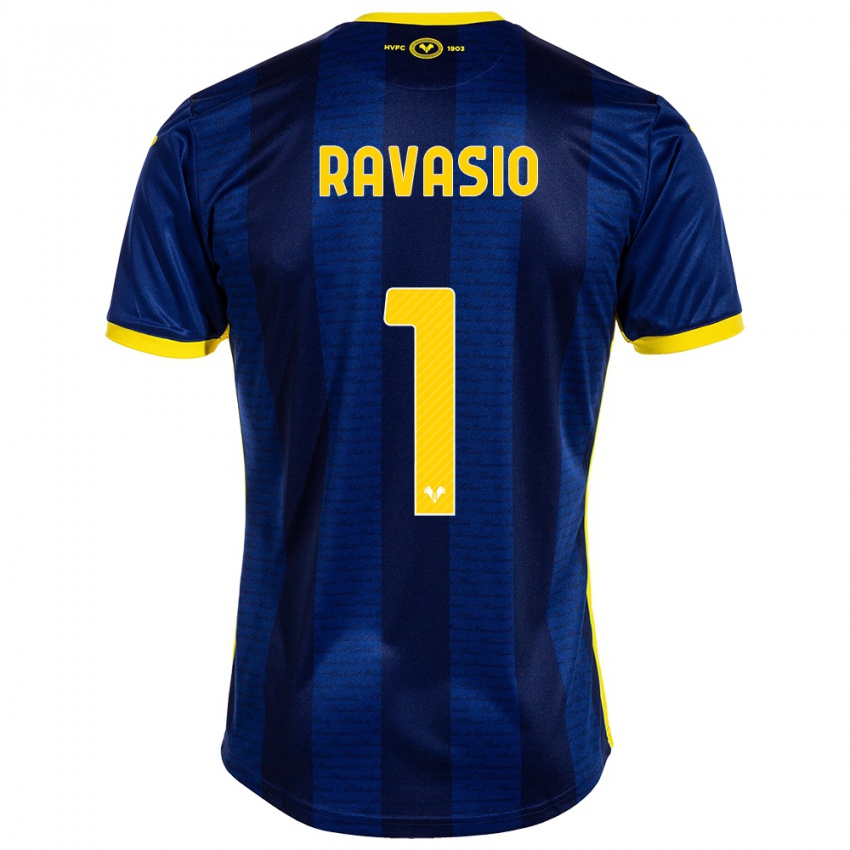 Uomo Maglia Manuel Ravasio #1 Marina Militare Kit Gara Home 2023/24 Maglietta