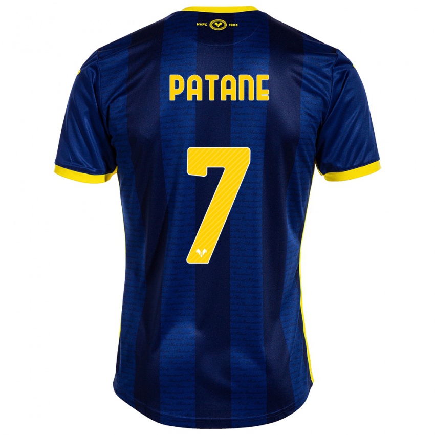 Uomo Maglia Nicola Patanè #7 Marina Militare Kit Gara Home 2023/24 Maglietta