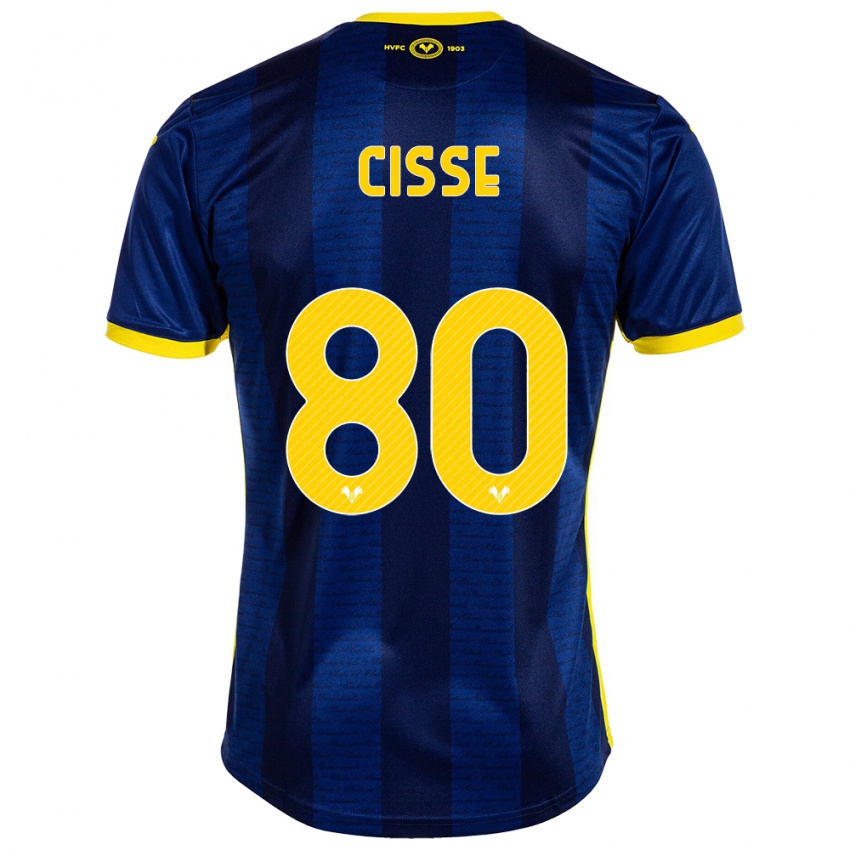 Uomo Maglia Alphadjo Cissè #80 Marina Militare Kit Gara Home 2023/24 Maglietta