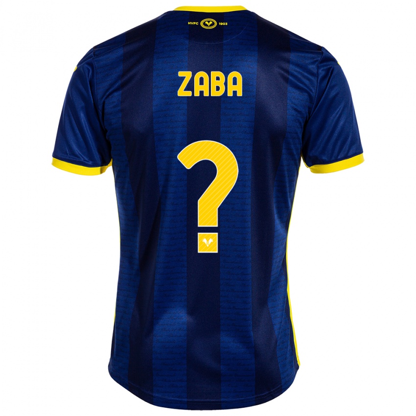 Uomo Maglia Nelson Zaba #0 Marina Militare Kit Gara Home 2023/24 Maglietta