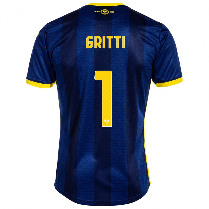 Uomo Maglia Alessia Gritti #1 Marina Militare Kit Gara Home 2023/24 Maglietta