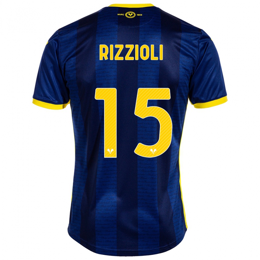 Uomo Maglia Gaia Rizzioli #15 Marina Militare Kit Gara Home 2023/24 Maglietta