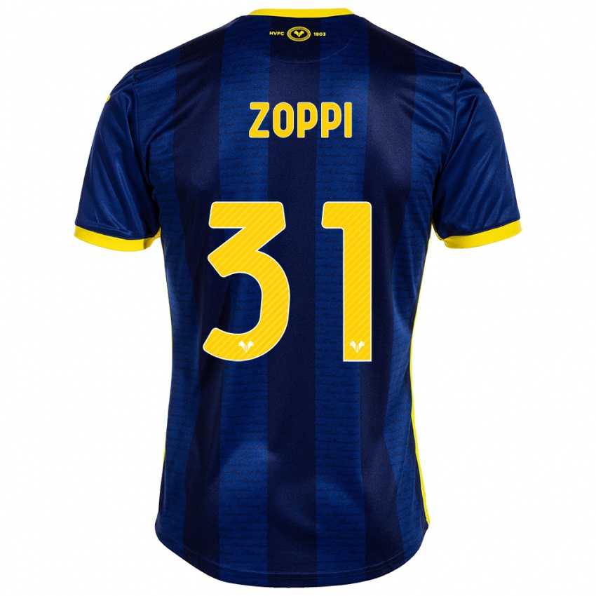 Uomo Maglia Sofia Zoppi #31 Marina Militare Kit Gara Home 2023/24 Maglietta