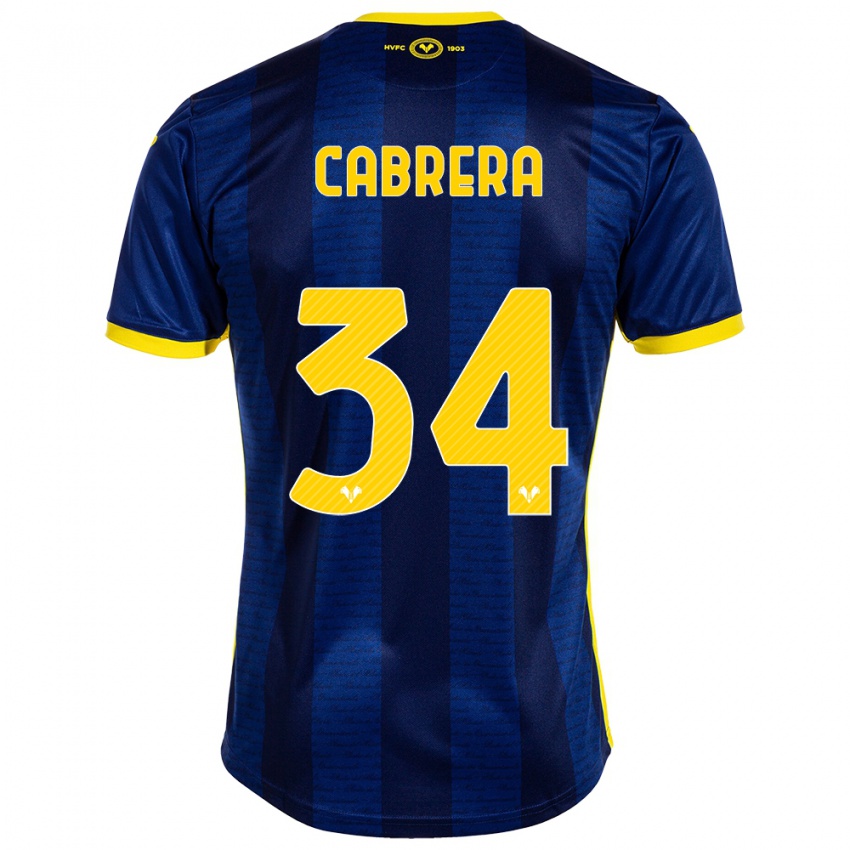 Uomo Maglia Ilena Cabrera #34 Marina Militare Kit Gara Home 2023/24 Maglietta