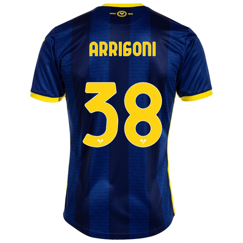 Uomo Maglia Arrigoni #38 Marina Militare Kit Gara Home 2023/24 Maglietta