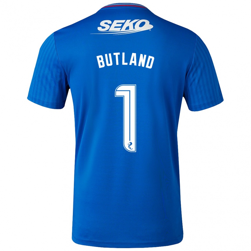 Uomo Maglia Jack Butland #1 Blu Kit Gara Home 2023/24 Maglietta