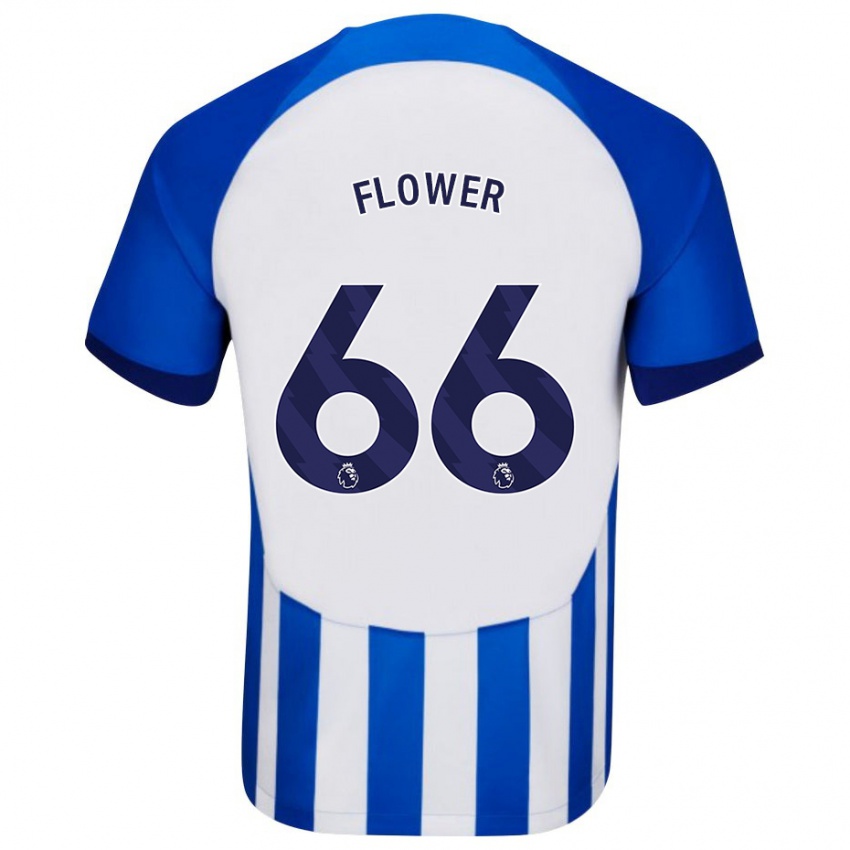 Uomo Maglia Louis Flower #66 Blu Kit Gara Home 2023/24 Maglietta