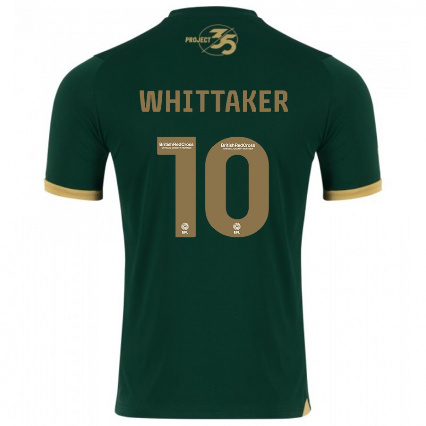 Uomo Maglia Morgan Whittaker #10 Verde Kit Gara Home 2023/24 Maglietta