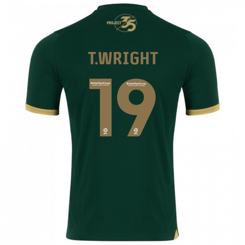 Uomo Maglia Tyreik Wright #19 Verde Kit Gara Home 2023/24 Maglietta