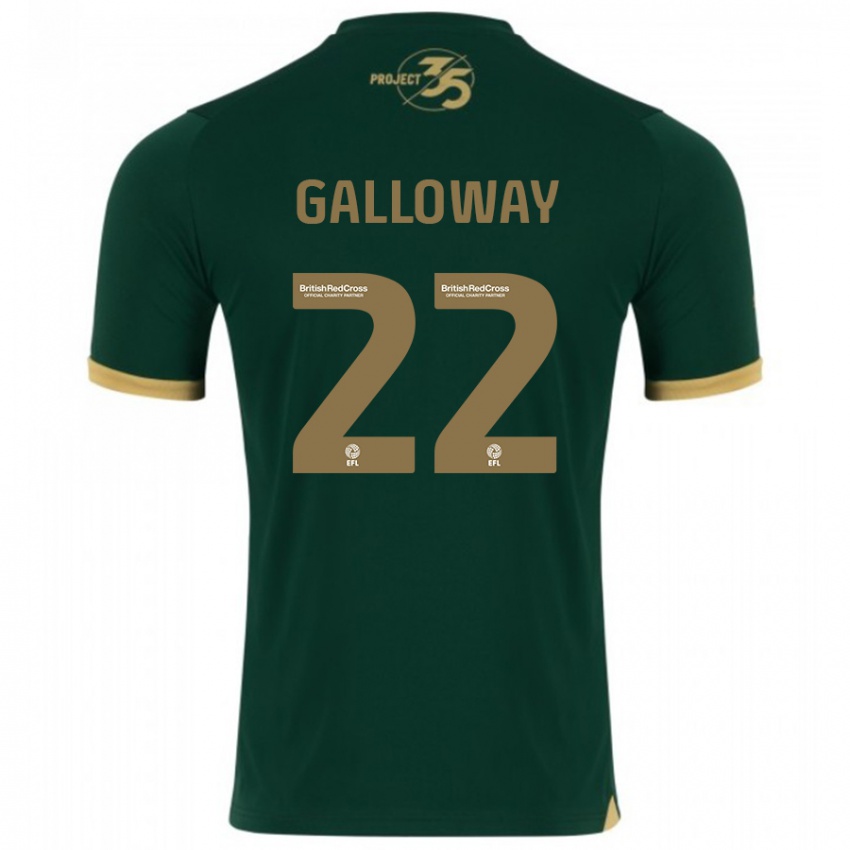 Uomo Maglia Brendan Galloway #22 Verde Kit Gara Home 2023/24 Maglietta