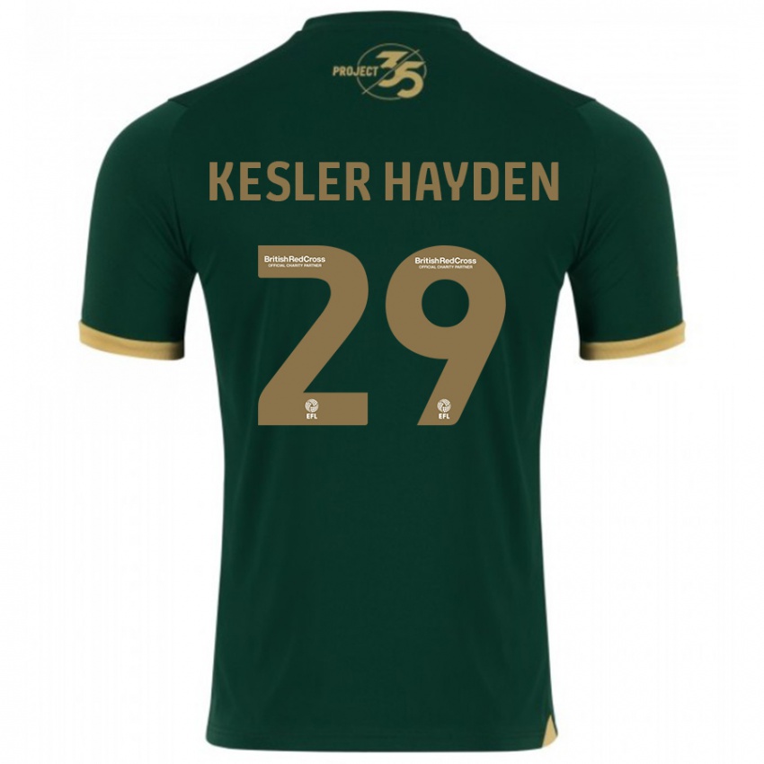 Uomo Maglia Kaine Kesler Hayden #29 Verde Kit Gara Home 2023/24 Maglietta