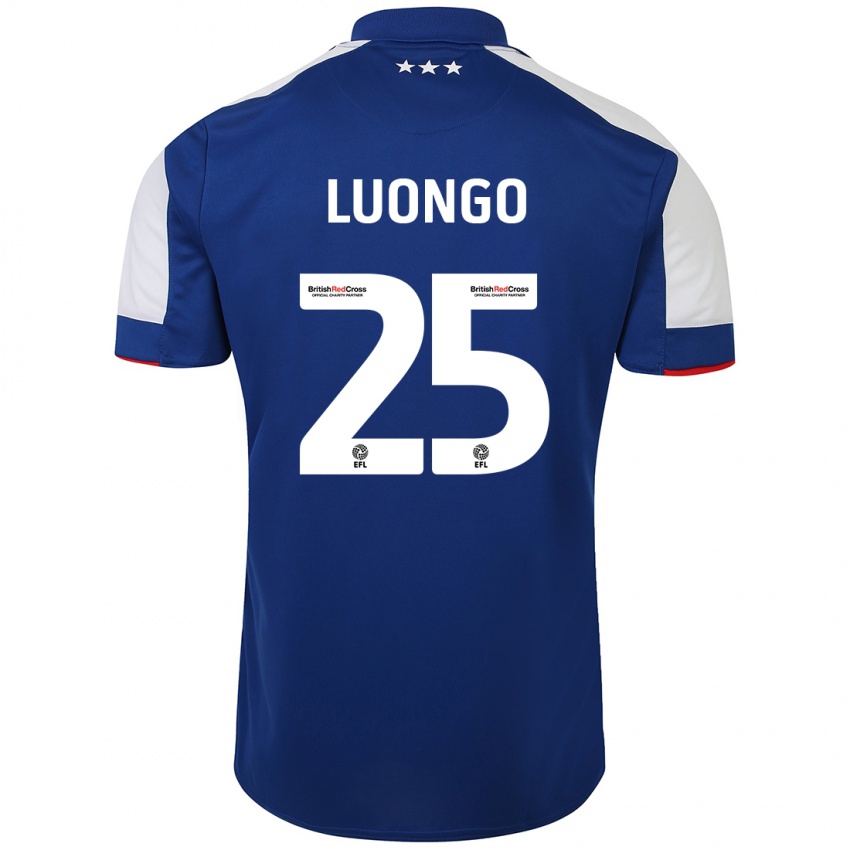 Uomo Maglia Massimo Luongo #25 Blu Kit Gara Home 2023/24 Maglietta
