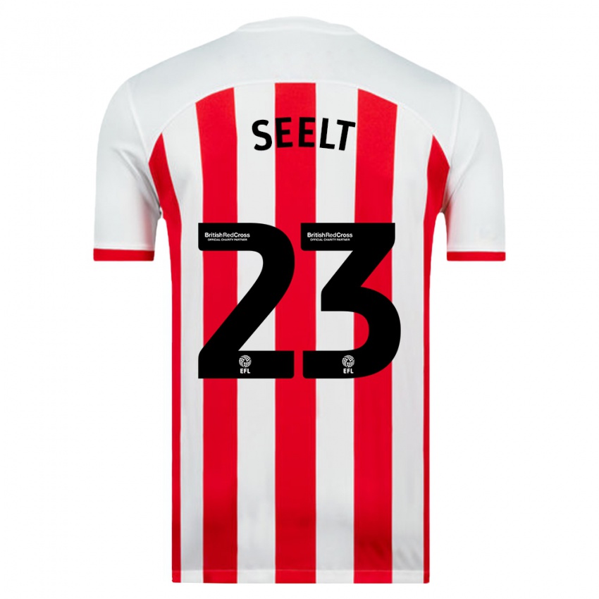 Uomo Maglia Jenson Seelt #23 Bianco Kit Gara Home 2023/24 Maglietta