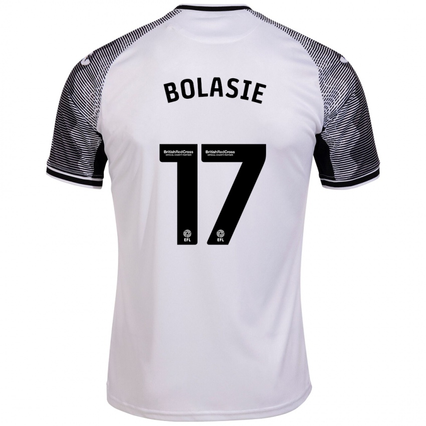 Uomo Maglia Yannick Bolasie #17 Bianco Kit Gara Home 2023/24 Maglietta