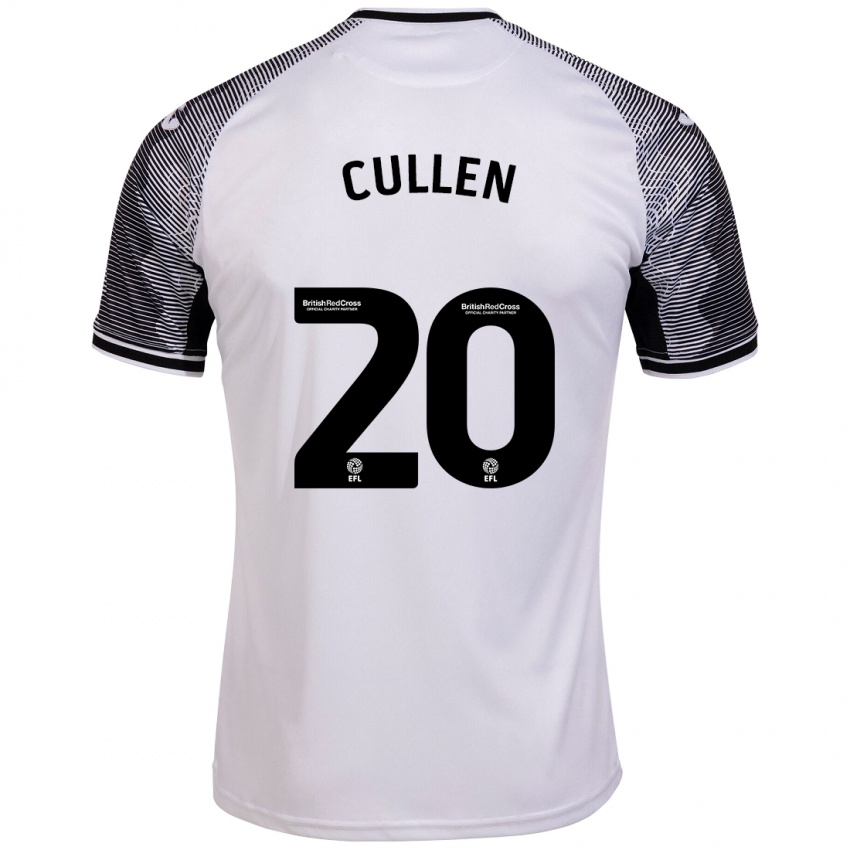 Uomo Maglia Liam Cullen #20 Bianco Kit Gara Home 2023/24 Maglietta