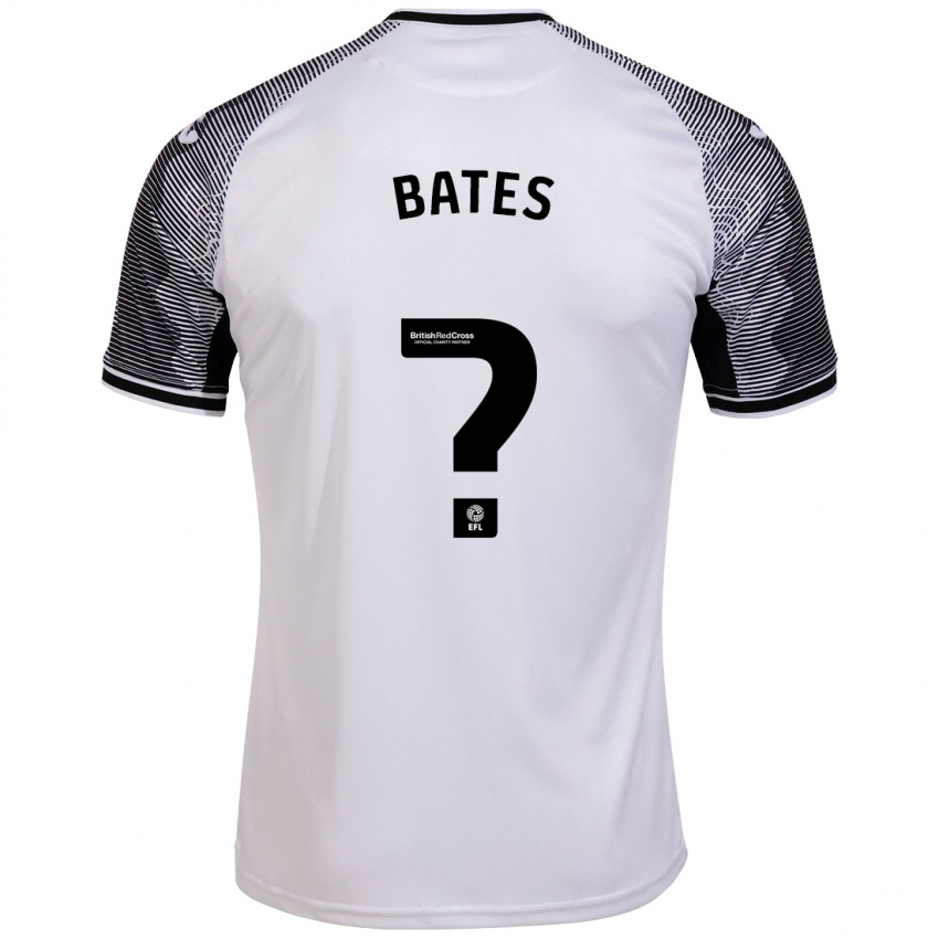 Uomo Maglia Mitchell Bates #0 Bianco Kit Gara Home 2023/24 Maglietta