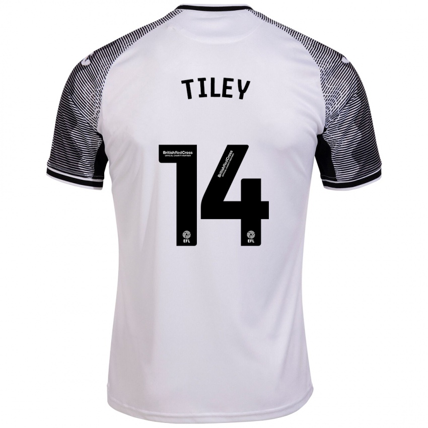 Uomo Maglia Chloe Tiley #14 Bianco Kit Gara Home 2023/24 Maglietta