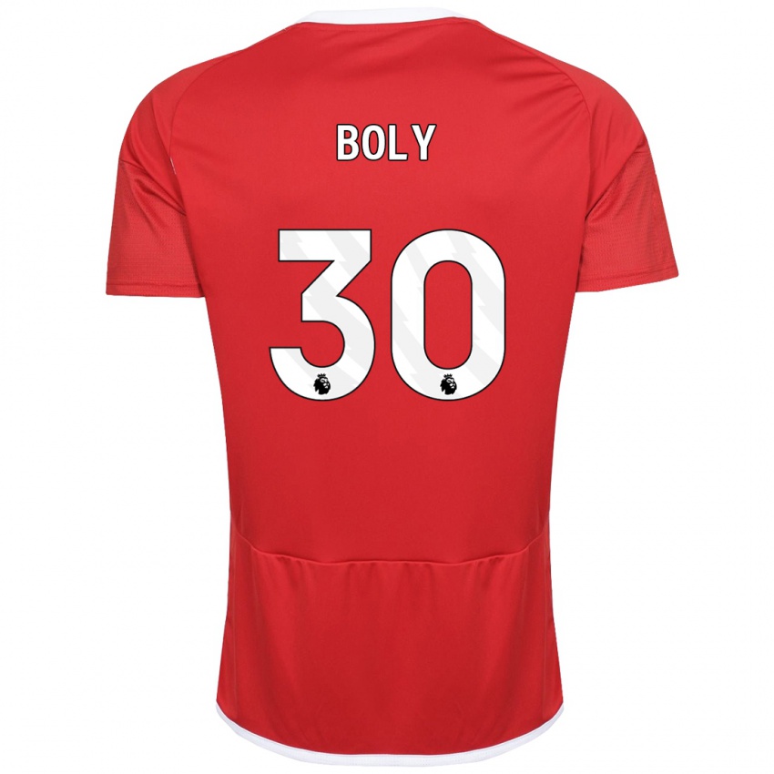 Uomo Maglia Willy Boly #30 Rosso Kit Gara Home 2023/24 Maglietta