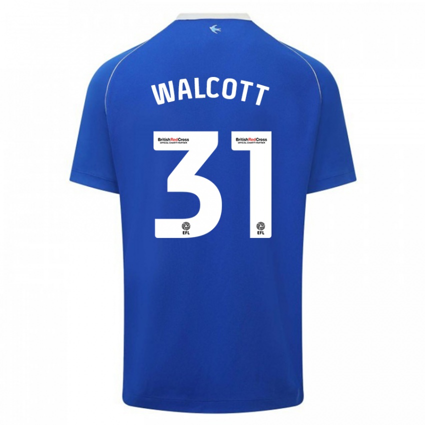 Uomo Maglia Malachi Fagan Walcott #31 Blu Kit Gara Home 2023/24 Maglietta