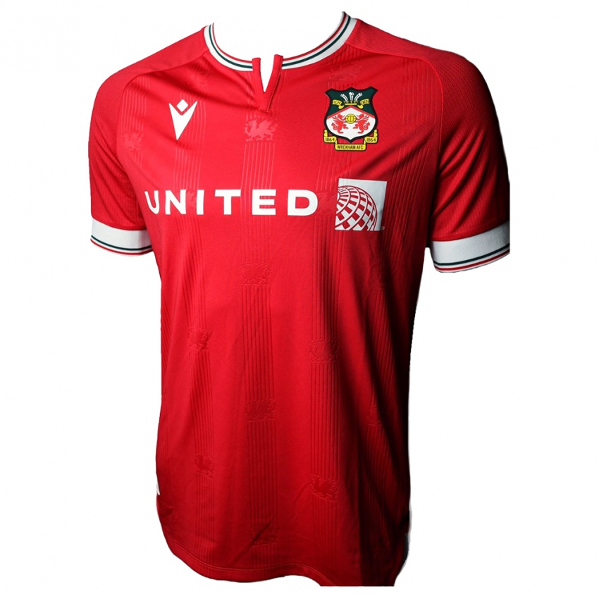 Uomo Maglia Liam Mcalinden #11 Rosso Kit Gara Home 2023/24 Maglietta