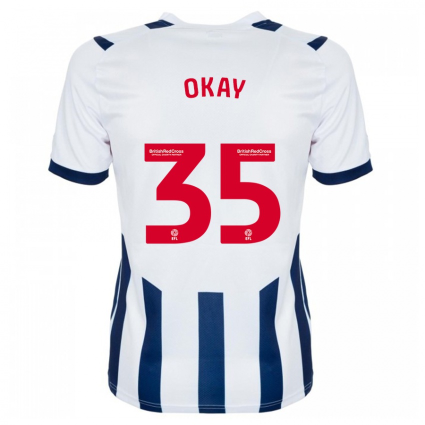 Uomo Maglia Okay Yokuslu #35 Bianco Kit Gara Home 2023/24 Maglietta