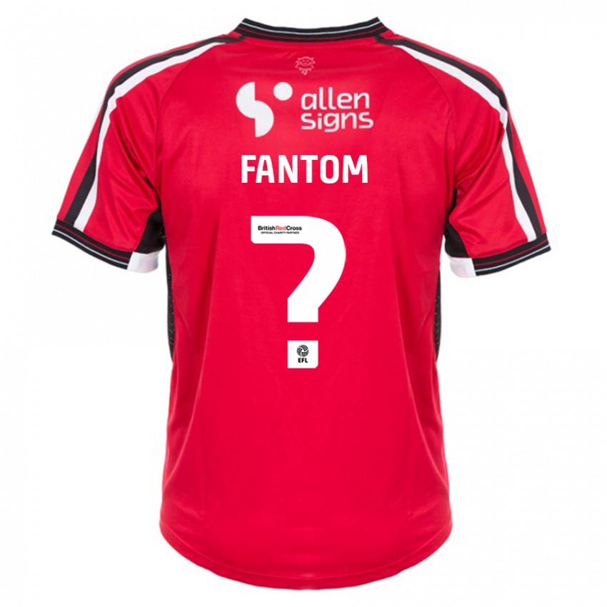 Uomo Maglia Tilly Fantom #0 Rosso Kit Gara Home 2023/24 Maglietta