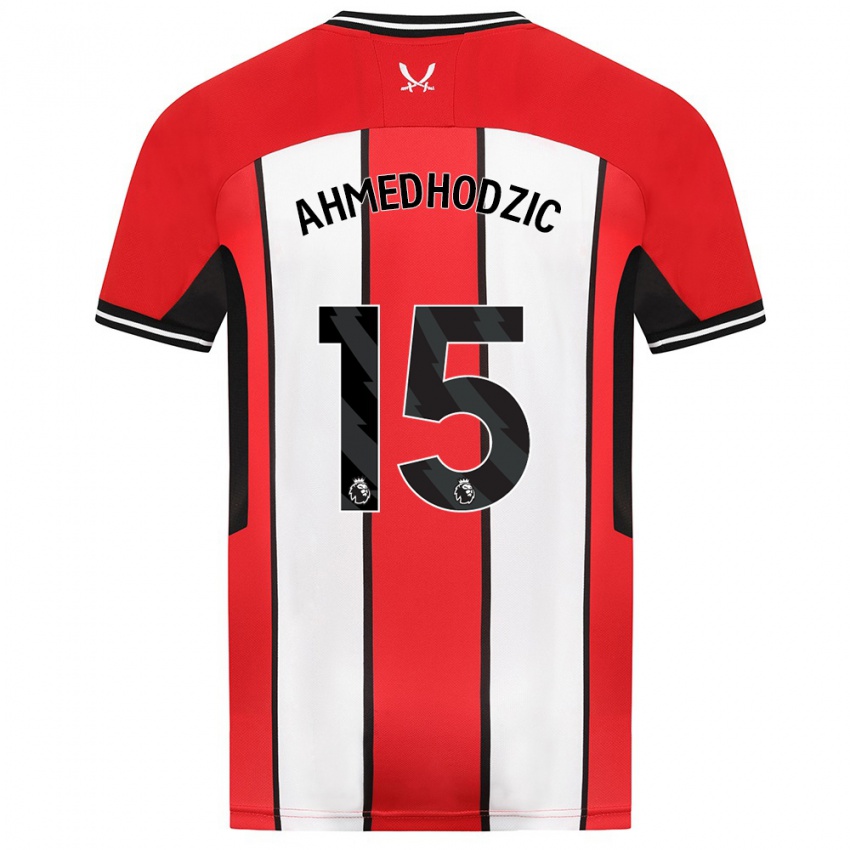 Uomo Maglia Anel Ahmedhodzic #15 Rosso Kit Gara Home 2023/24 Maglietta