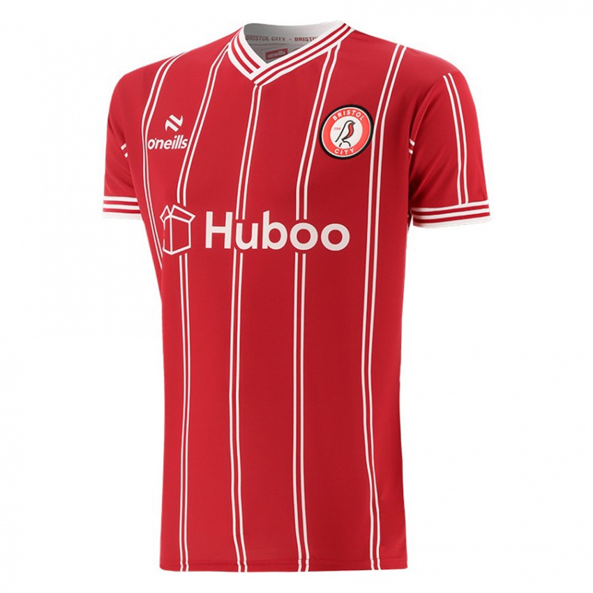 Uomo Maglia Abi Harrison #7 Rosso Kit Gara Home 2023/24 Maglietta