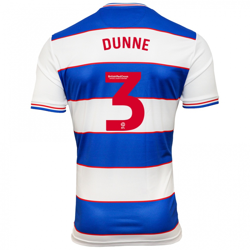 Uomo Maglia Jimmy Dunne #3 Bianco Blu Kit Gara Home 2023/24 Maglietta