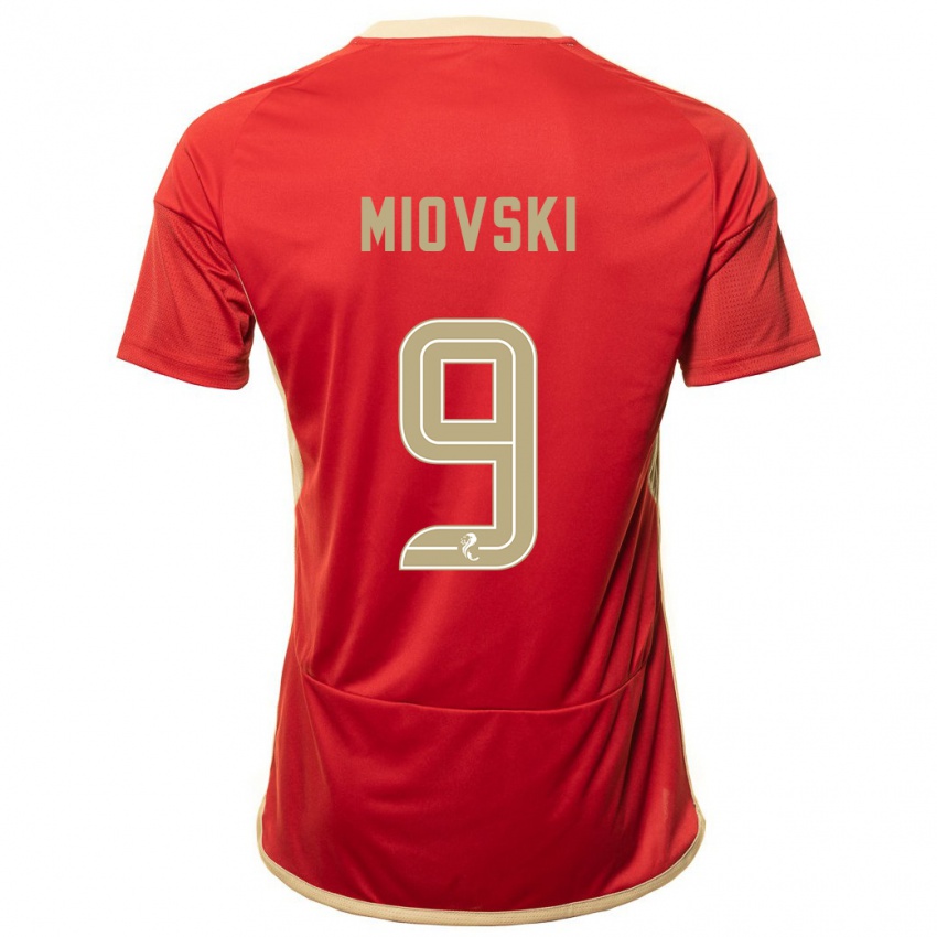 Uomo Maglia Bojan Miovski #9 Rosso Kit Gara Home 2023/24 Maglietta