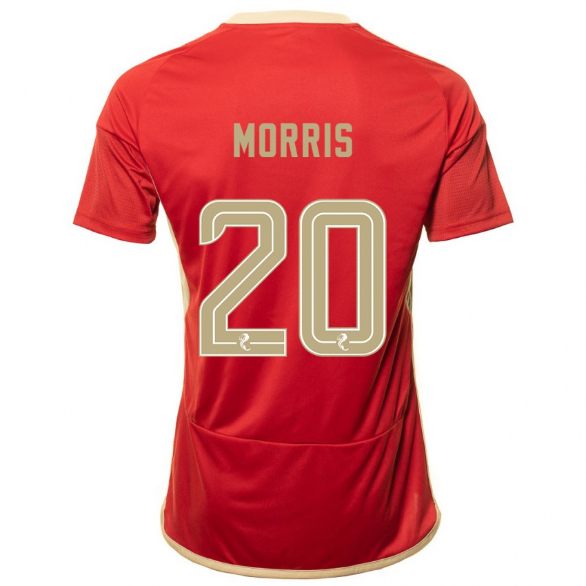 Uomo Maglia Shayden Morris #20 Rosso Kit Gara Home 2023/24 Maglietta