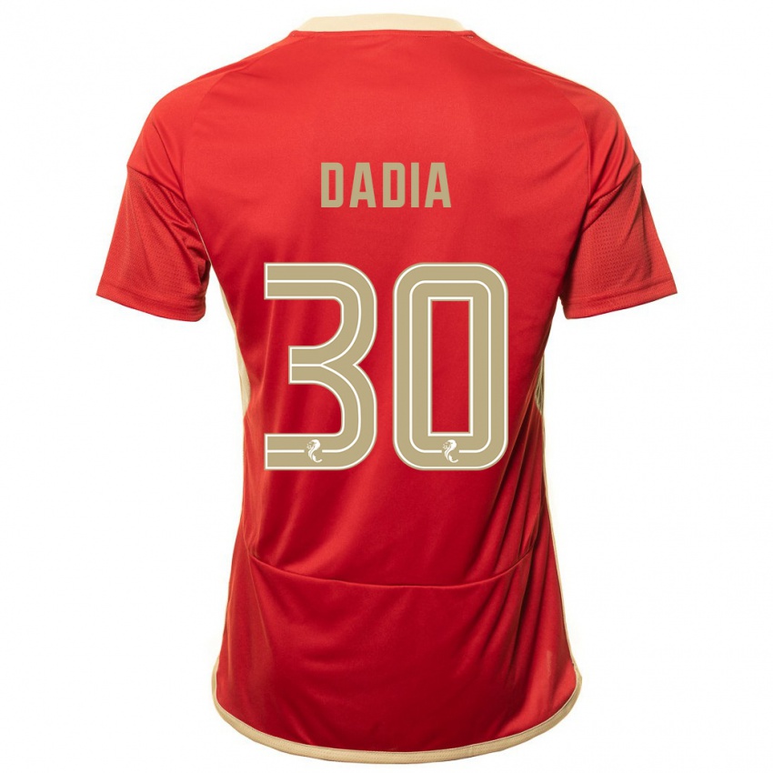 Uomo Maglia Or Dadia #30 Rosso Kit Gara Home 2023/24 Maglietta