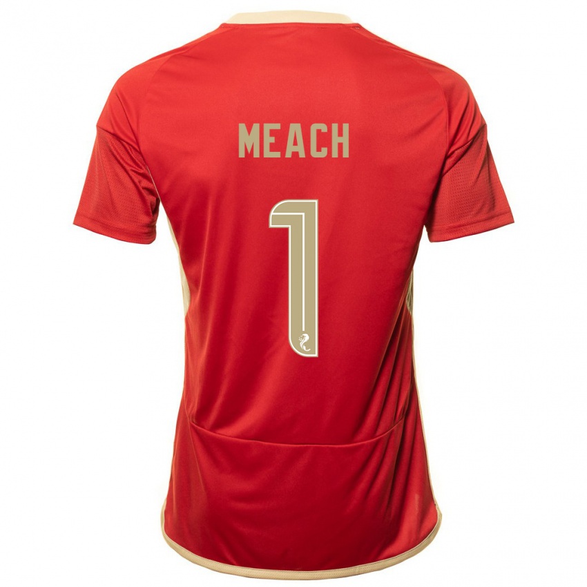 Uomo Maglia Aaliyah-Jay Meach #1 Rosso Kit Gara Home 2023/24 Maglietta