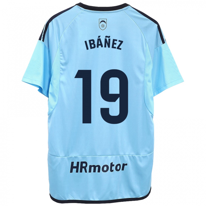 Uomo Maglia Pablo Ibáñez #19 Blu Kit Gara Away 2023/24 Maglietta