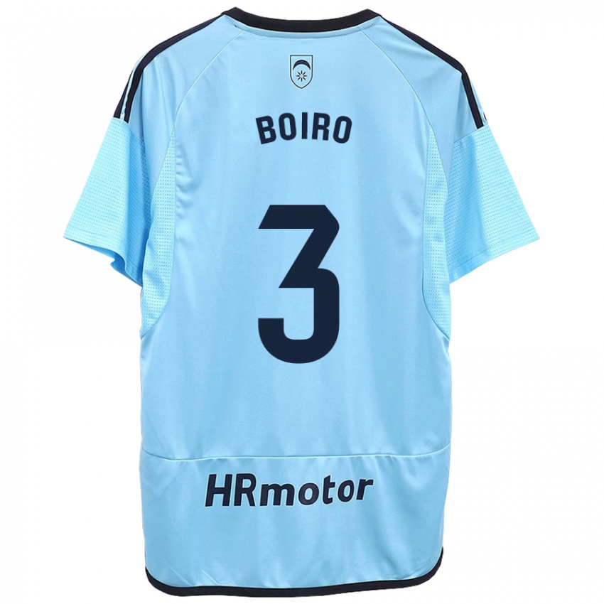 Uomo Maglia Adama Boiro #3 Blu Kit Gara Away 2023/24 Maglietta