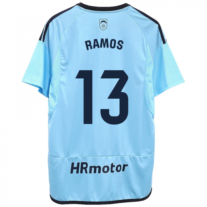 Uomo Maglia Darío Ramos #13 Blu Kit Gara Away 2023/24 Maglietta