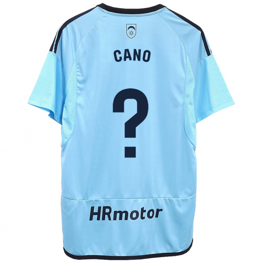 Uomo Maglia Javi Caño #0 Blu Kit Gara Away 2023/24 Maglietta