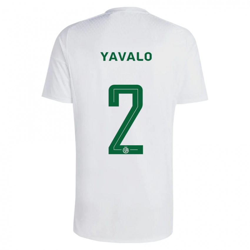 Uomo Maglia Gatachao Yavalo #2 Verde Blu Kit Gara Away 2023/24 Maglietta