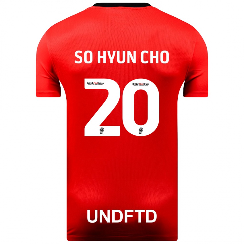 Uomo Maglia Cho So-Hyun #20 Rosso Kit Gara Away 2023/24 Maglietta