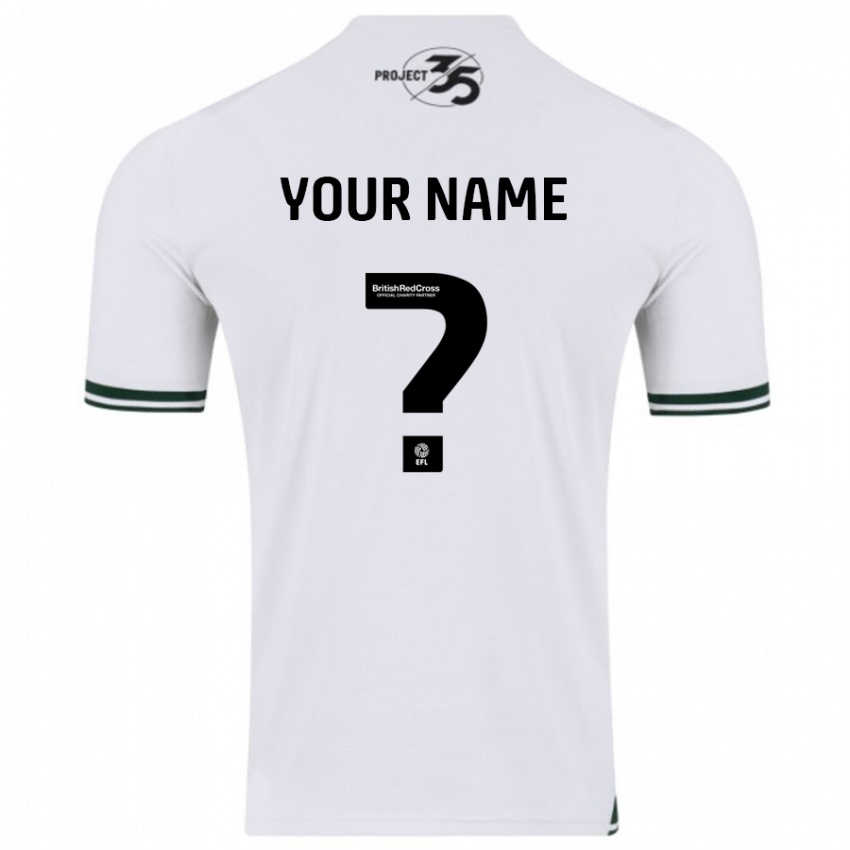 Uomo Maglia Il Tuo Nome #0 Bianco Kit Gara Away 2023/24 Maglietta