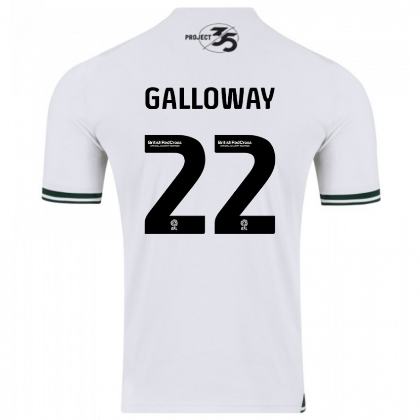Uomo Maglia Brendan Galloway #22 Bianco Kit Gara Away 2023/24 Maglietta